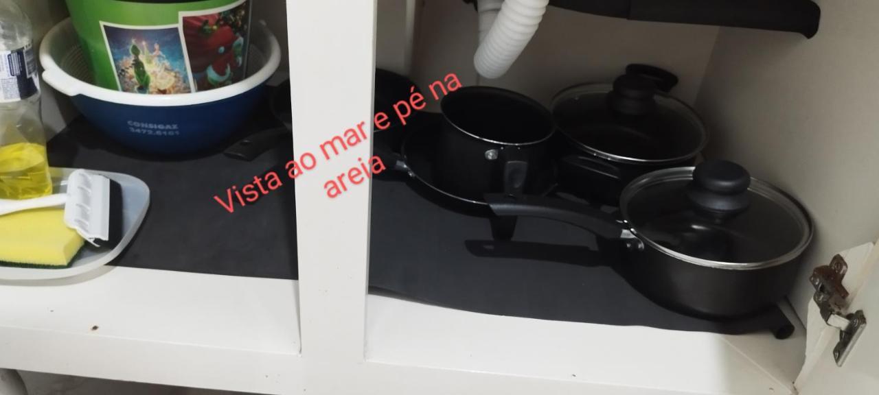 Appartamento Apartamento Vista Ao Mar São Vicente Esterno foto