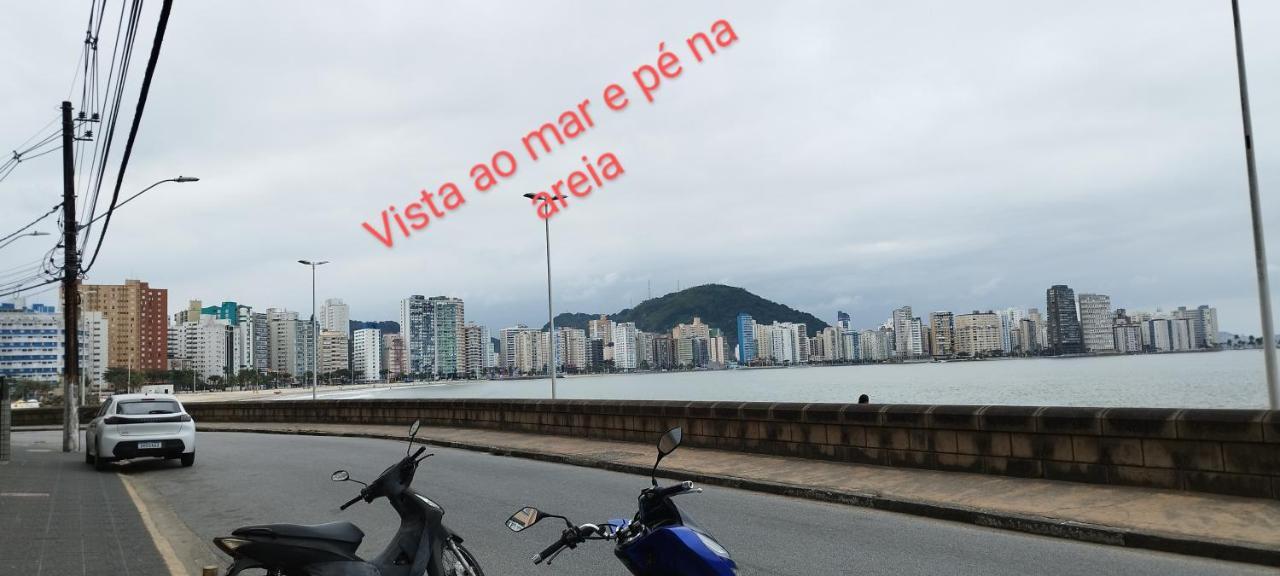 Appartamento Apartamento Vista Ao Mar São Vicente Esterno foto