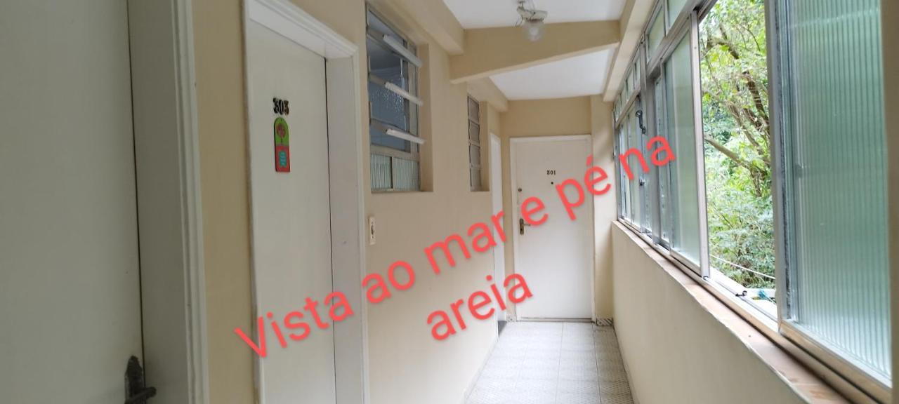 Appartamento Apartamento Vista Ao Mar São Vicente Esterno foto