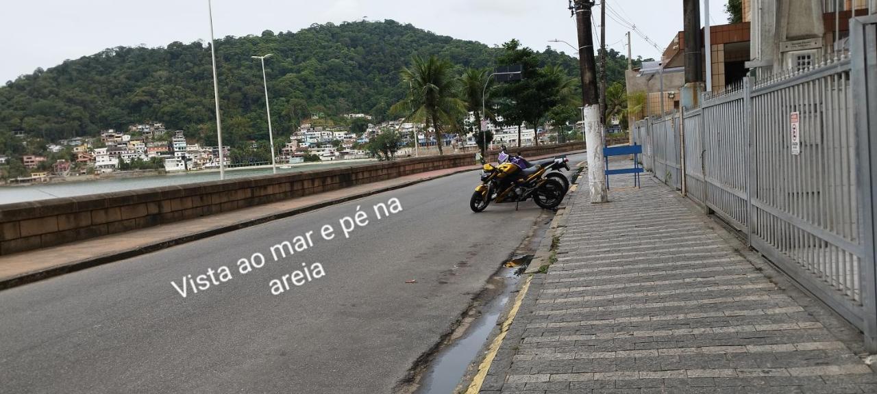 Appartamento Apartamento Vista Ao Mar São Vicente Esterno foto