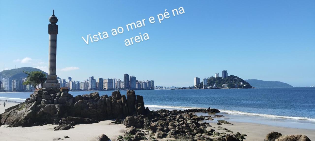 Appartamento Apartamento Vista Ao Mar São Vicente Esterno foto