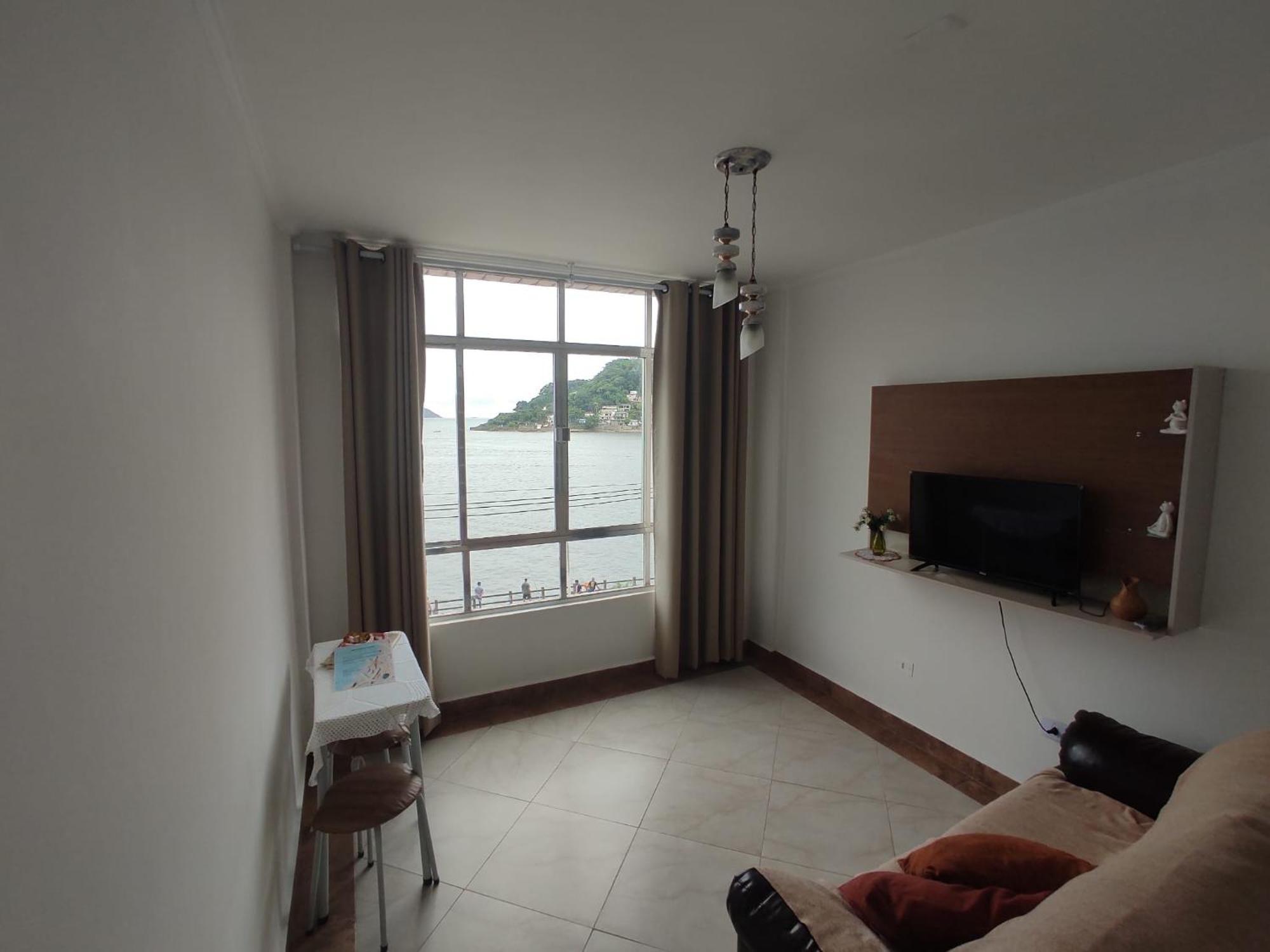 Appartamento Apartamento Vista Ao Mar São Vicente Esterno foto